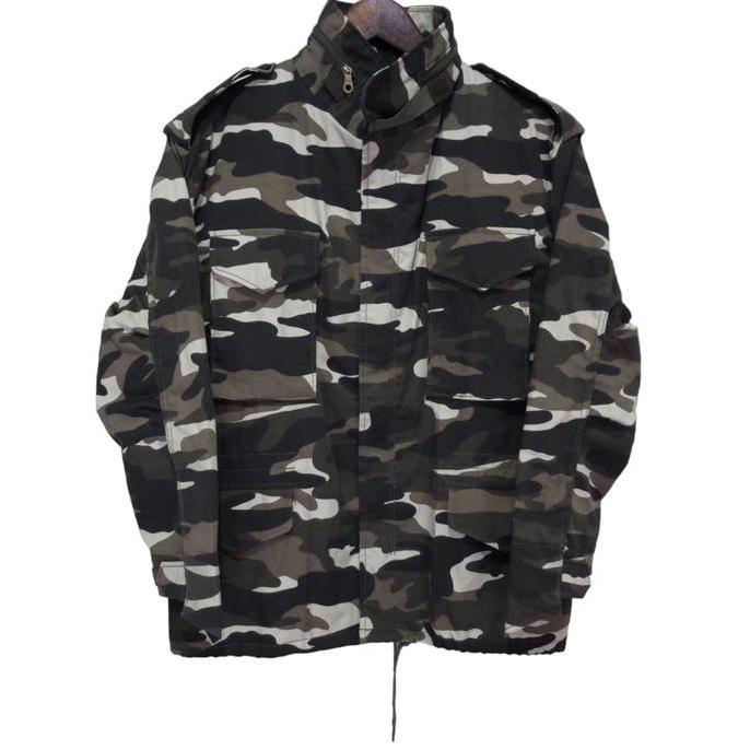 Jacket Tentara Loreng Model Klasik Korea Army Field Jaket 80's Jumbo