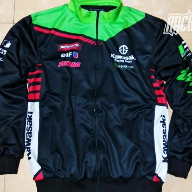 JAKET KAWASAKI NINJA ZX25R ZX10RR JAKET PRIA TRACKTOP SUNMORI TOURING UNISEX