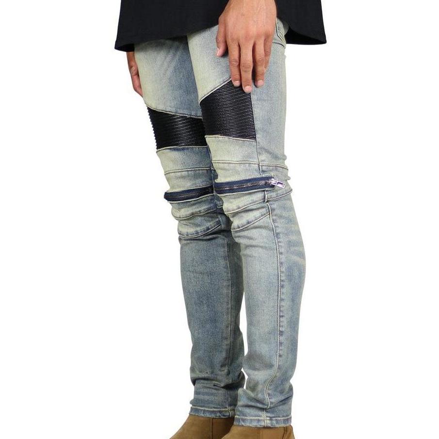 Hyperdenim Indo Moto Zipper Jeans Celana Panjang