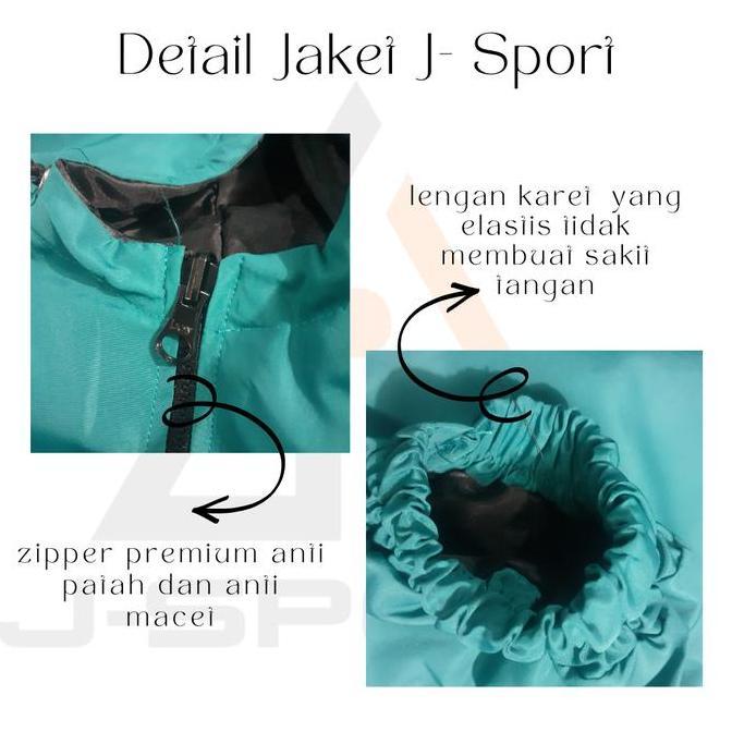 saku dalam, resleting dan hoodie strap, jaket jsport bola jacky premium jaket motor dan jaket gunung