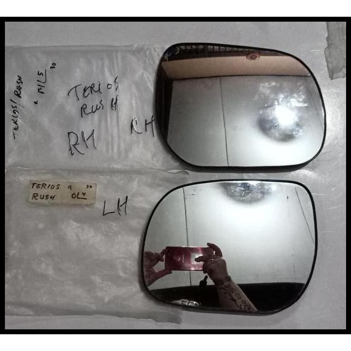 GRATIS ONGKIR KACA SPION ELEKTRIK RUSH / TERIOS / LUXIO SEBELAH KANAN (R/H) ORIGINAL 
