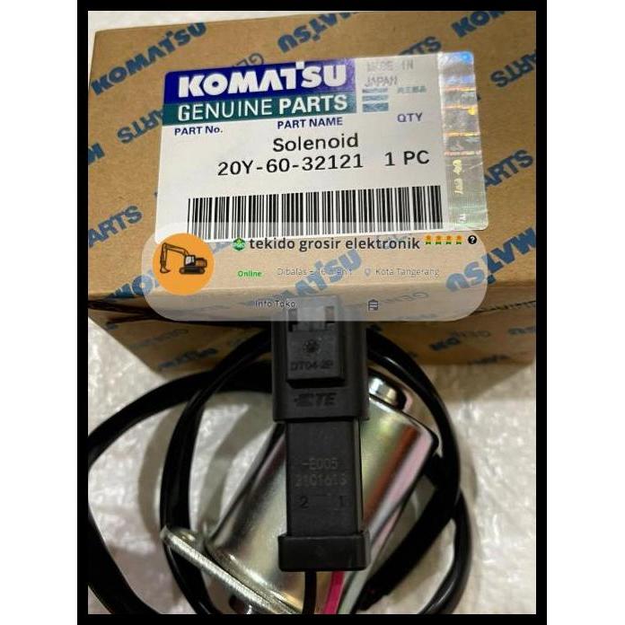 GRATIS ONGKIR SELENOID VALVE 20Y-60-32121 20Y 60 32121 KOMATSU PC200 PC300 