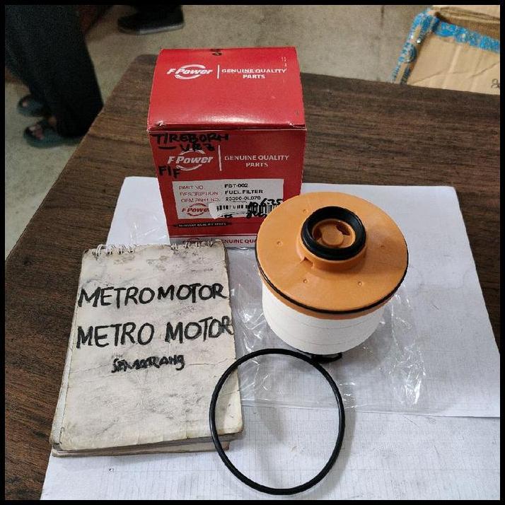 TERLARIS FUEL FILTER SOLAR TOYOTA INNOVA REBORN FORTUNER VRZ 2GD THAILAND F POWER 23390-0L070