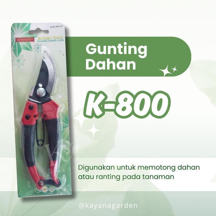 Gunting Dahan Kenmaster K-800 Gunting Dahan Gunting Ranting Gunting Tanaman