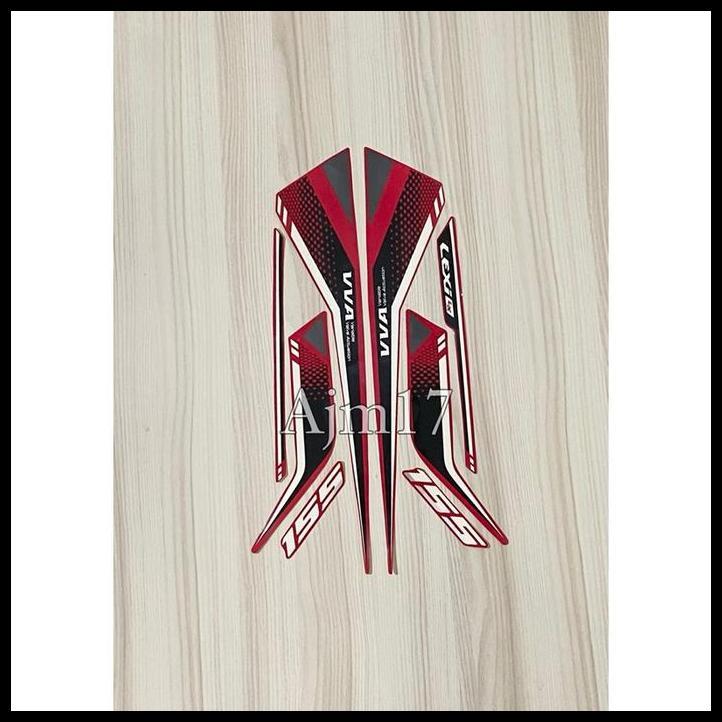 BEST DEAL STIKER STRIPING MOTOR YAMAHA LEXI 2024 MERAH KUALITAS ORIGINAL 