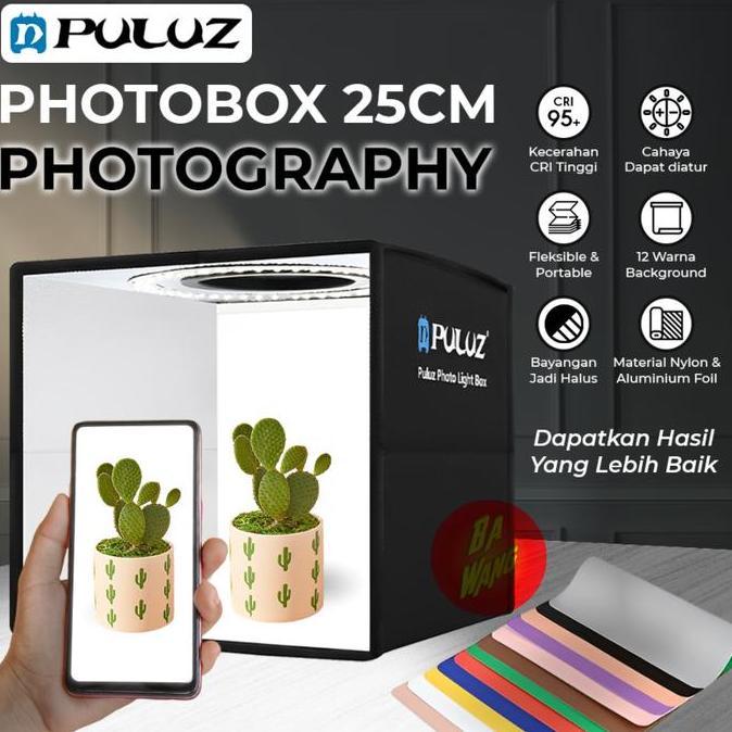PULUZ Foto Photo Light Box 25cm 104 LED Photobox FotoBox Mini Studio Portable