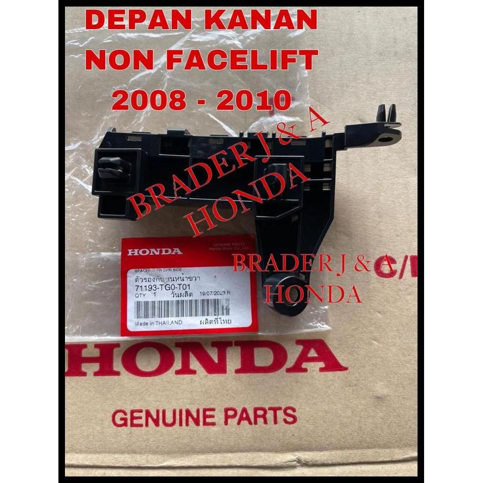 GRATIS ONGKIR BRACKET BEMPER DUDUKAN SPACER BUMPER DEPAN JAZZ GE8 TYPE S RS 2008 2009 2010 2011 2012
