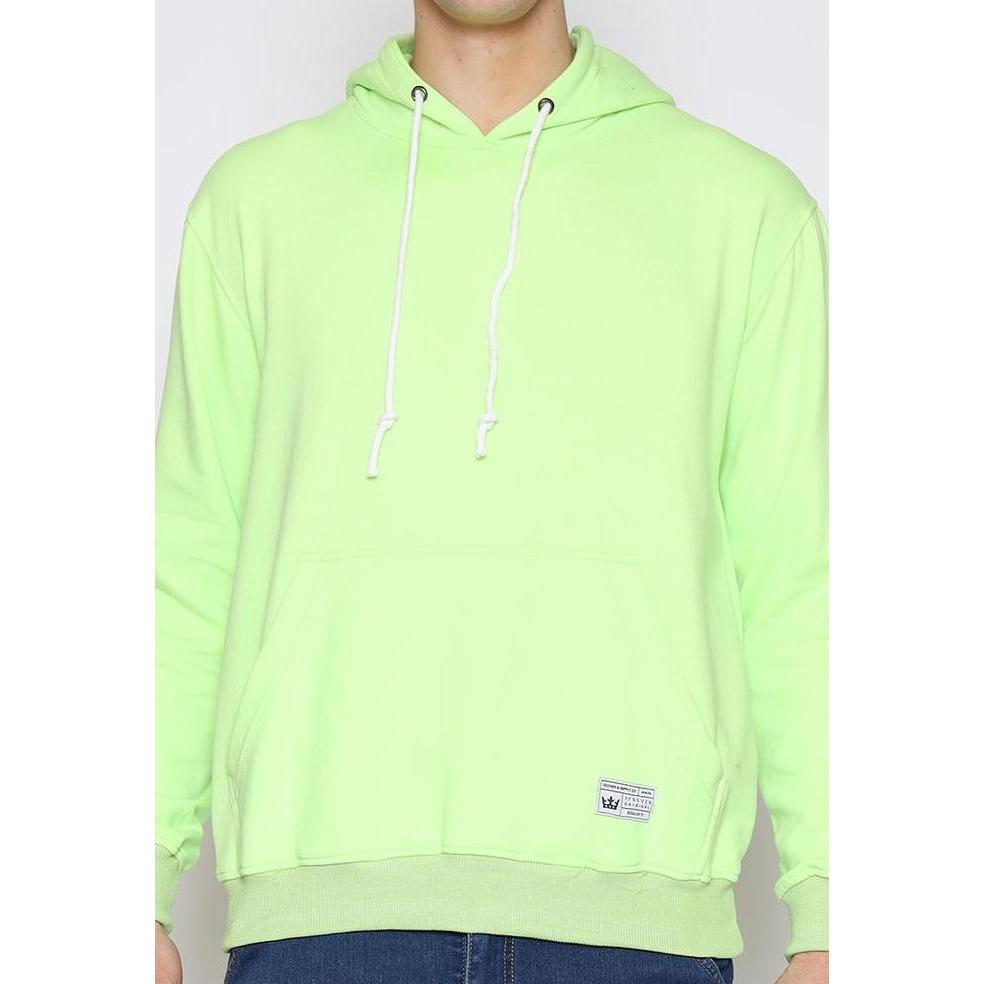 17SEVEN Sweater Hoodie Polos 028-HIJAU STABILO