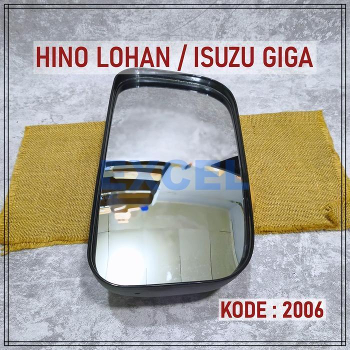 Spion Mobil Hino 500 Lohan / Isuzu Giga - Manual Hitam Original - Emgi 2006 / 2007 Original Dan Terp