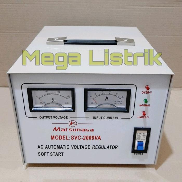 Stavolt Matsunaga SVC 2000 VA / Stabilizer matsunaga 2000watt