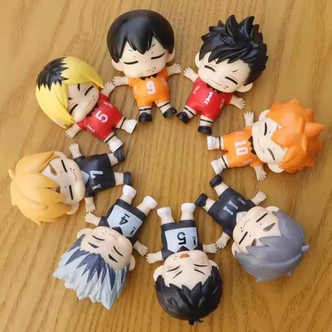 haikyuu chibi figure set 8