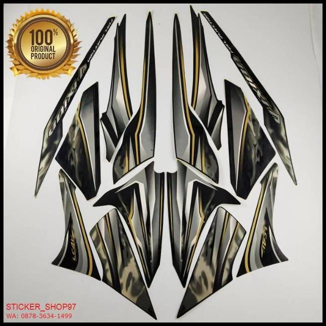 TERLARIS (ORI) STRIPING YAMAHA VIXION 2012 OLD HITAM KUALITAS ORIGINAL 