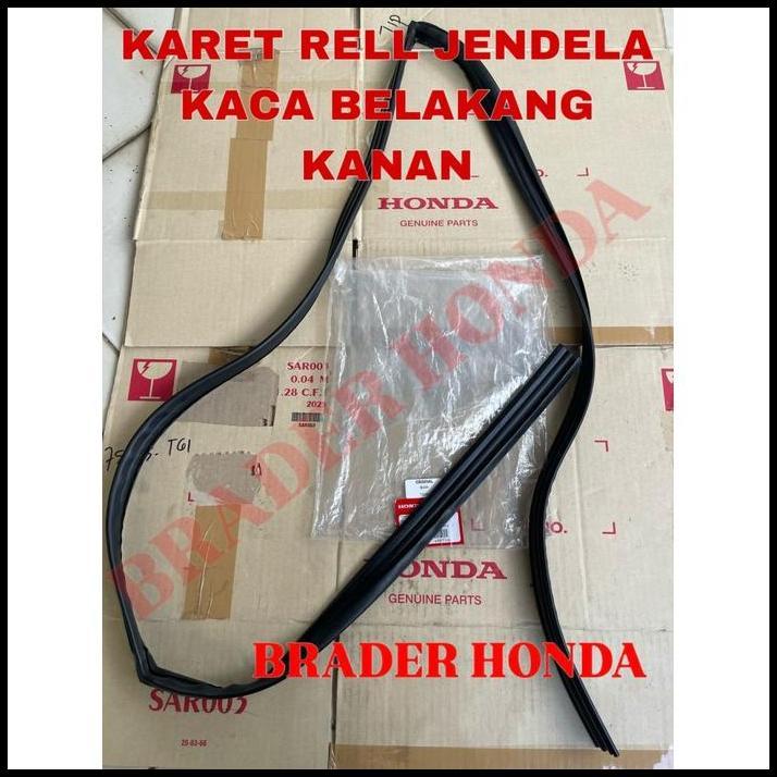 TERLARIS KARET RELL JENDELA RUN CHANNEL KARET KACA PINTU DEPAN BELAKANG CIVIC ES CENTURY VTI VTIS S5