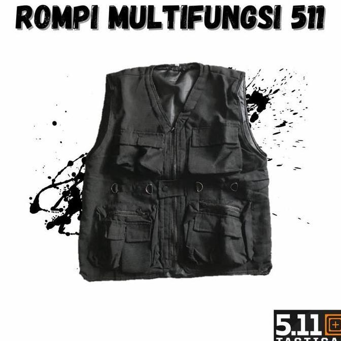 Rompi Tactical Lapangan 511 - Crew - Wartawan - Rompi Ridwan Kamil