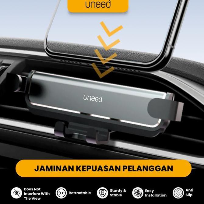 UNEED Car Holder Handphone Air Vent Smartphone Car Mount Holder UPH301