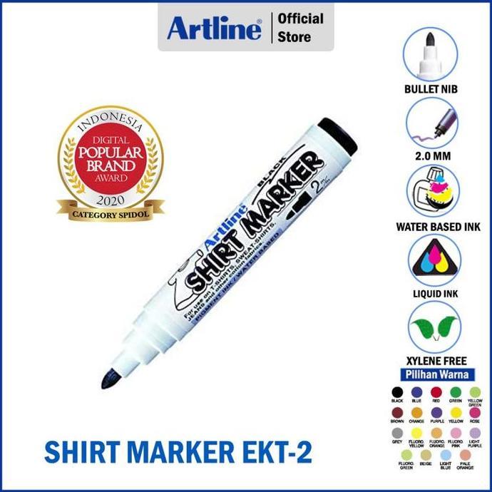 SPIDOL ARTLINE WATERPROOF SHIRT MARKER EKT-2