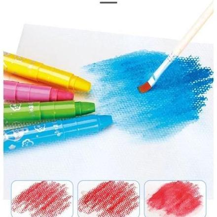 CRAYON GRASP / CRAYON GRASP MATA SEDANG / SILKY CRAYON / WATER SOLUBLE CRAYON / KRAYON WARNA