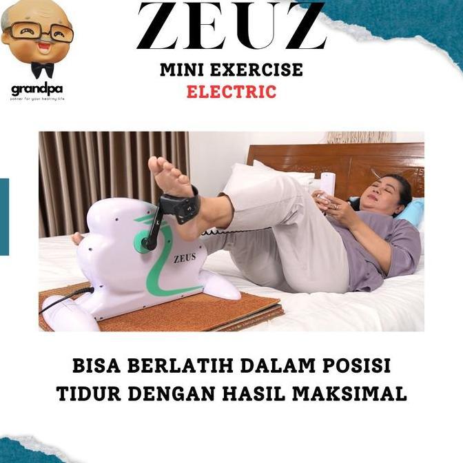 PROMO DISKON Original Zeus Mini Bike Elektrik Manual Sepeda Statis Sepeda Olahraga Otot Kaki Alat Te