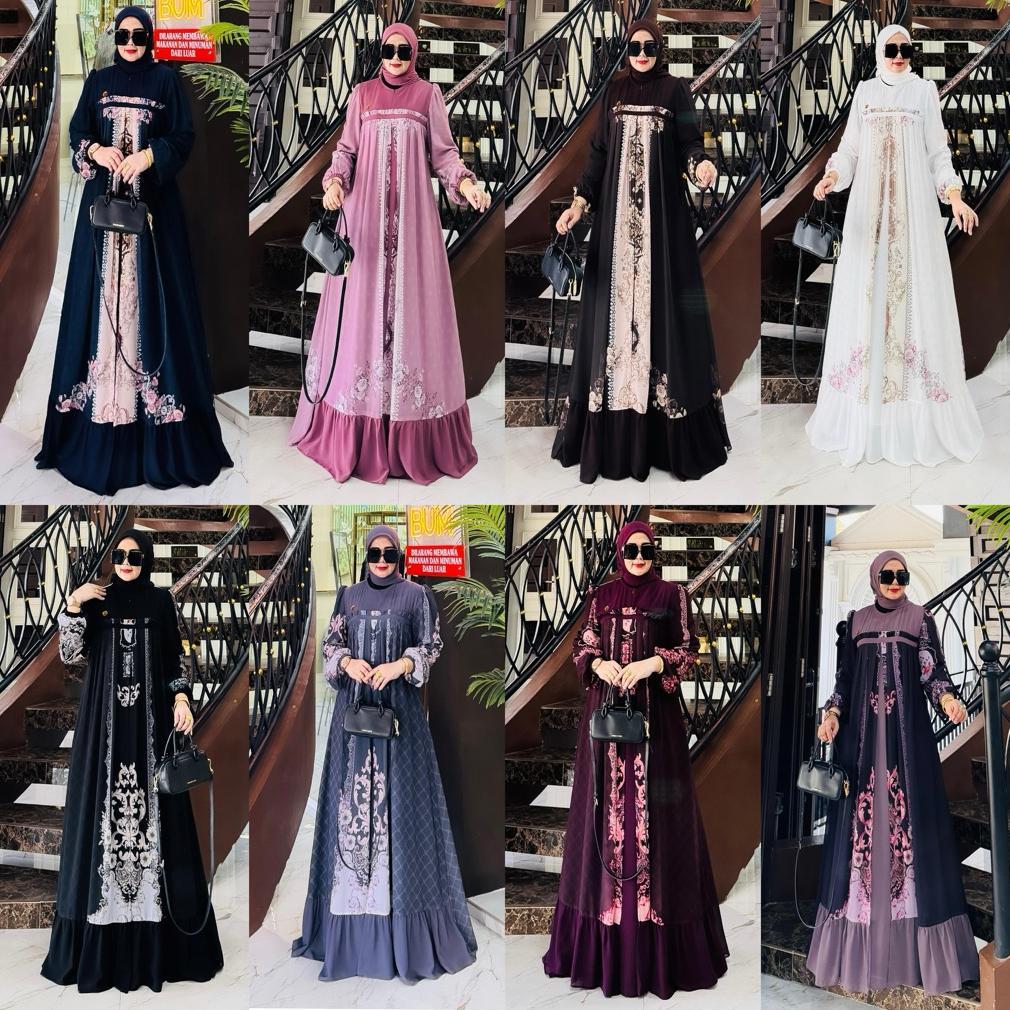 ELSYFA SET HIJAB SEMI OUTER/ SAYYARA / NIKITA / AMELIA / SAMIRA GAMIS SET HIJAB / LAURA B / RUKMANA 
