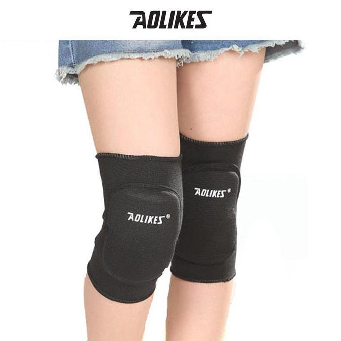Aolikes 219 Knee Protector Pad Kid - Pelindung Lutut deker voli Anak - BLACK