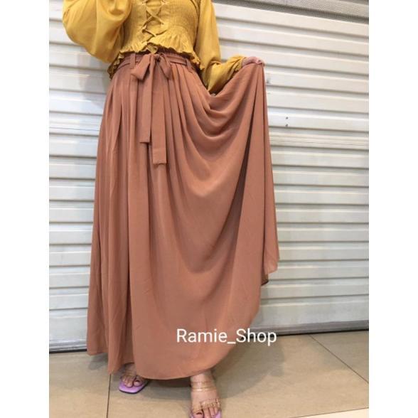 ROK CERUTI ROK PANJANG POLOS FULL FURING