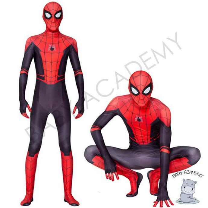 Kostum Spiderman Far From Home Lengkap Topeng Anak Laki Laki Dewasa Premium