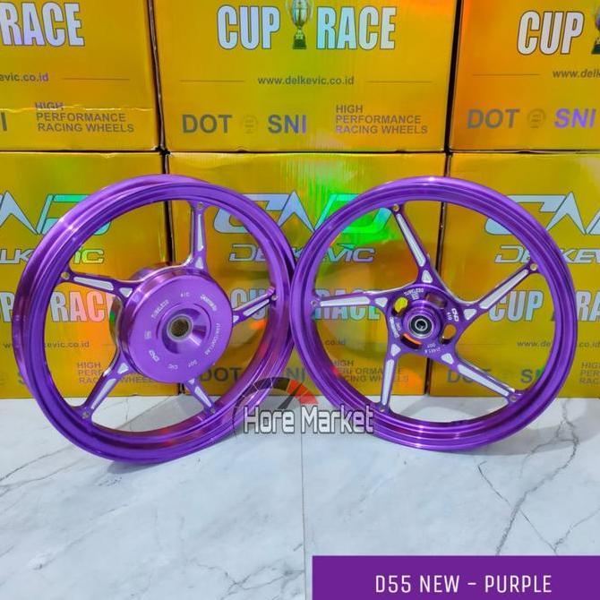 VELG DELKEVIC D55 NEW GEN 2 VARIO 125 150 / BEAT FI ESP DELUXE STREET / MIO SPORTY SOUL J KARBU FINO