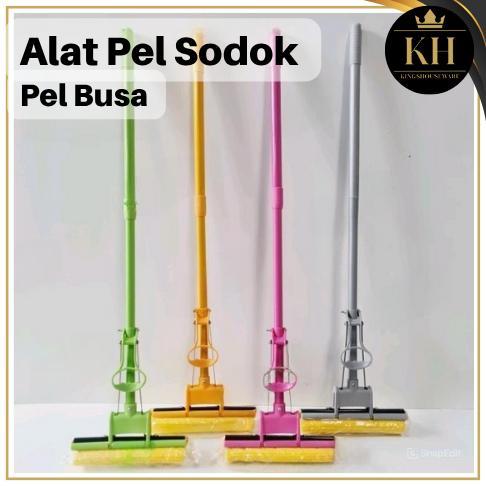 KH - Alat Pel Lantai Mop Sodok Pel Busa Pel Peras