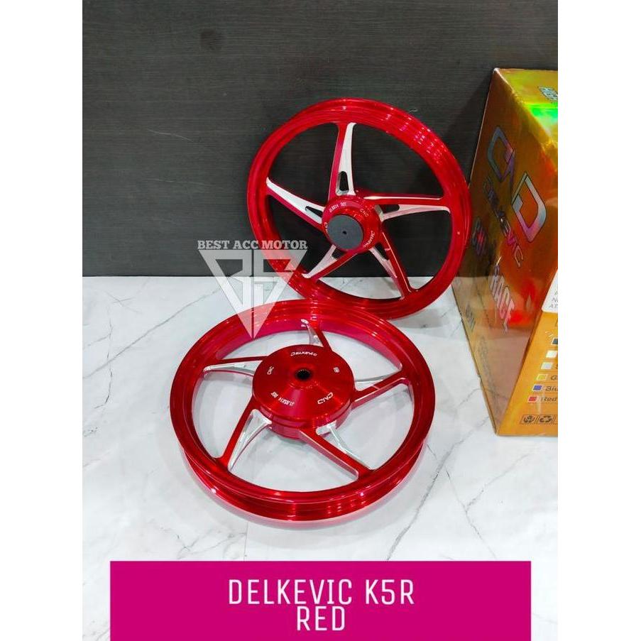 VELG DELKEVIC K5R RING 14 VARIO 110 VARIO 125 VARIO 150 BEAT SCOOPY MIO SPORTY SOUL J SMILE M3 XEON 