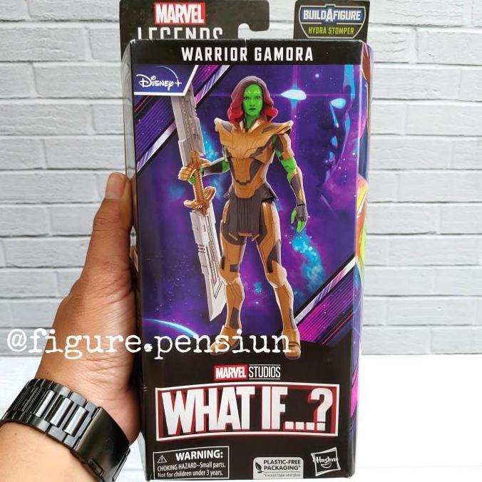 MARVEL LEGENDS SERIES DISNEY WHAT IF WARRIOR GAMORA HYDRA STOMPER ACTION FIGURE HASBRO AVENGERS
