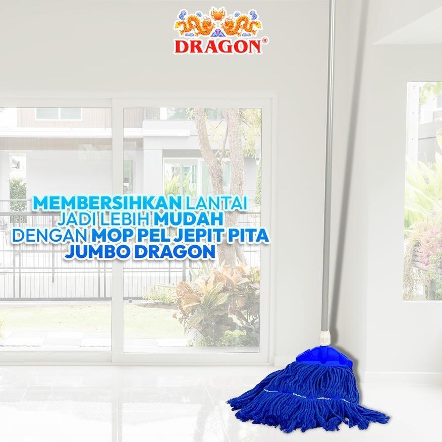 Pel Jepit Pita JUMBO DRAGON Pel Lantai Kain Pel Jepit Pembersih Rumah Kantor Hotel