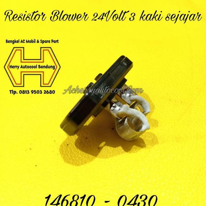 *:*:*:*:*] Werstan - Resistor Blower 3 Kaki Sejajar Ac Mobil 24 Volt Denso