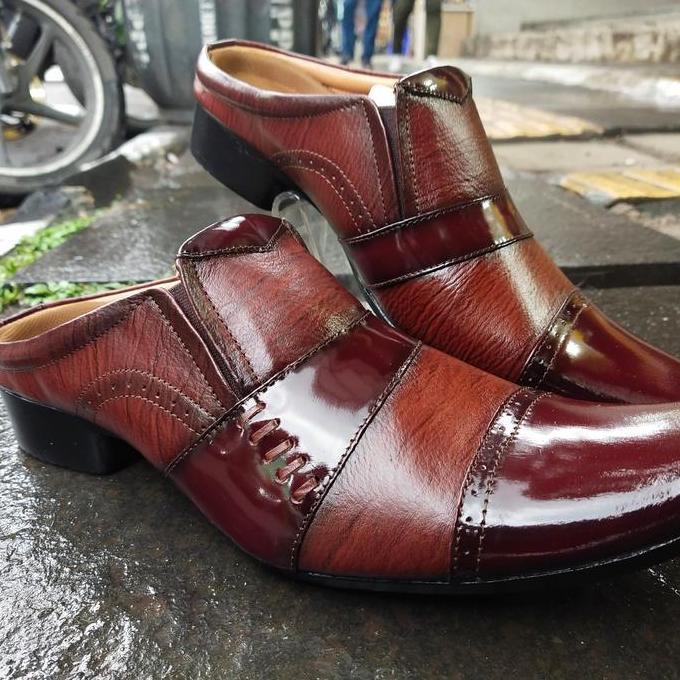 sepatu pantofel bustong kulit sepatu bustong formal pria kulit asli