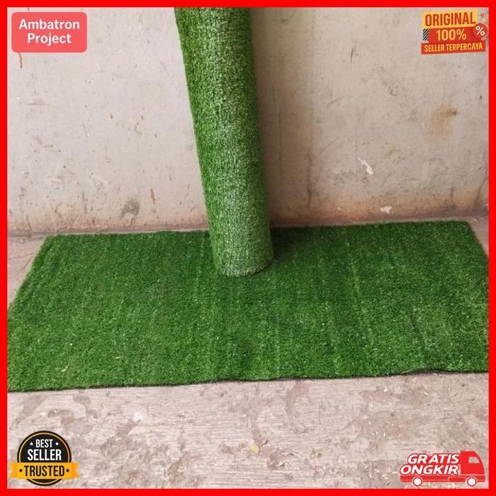 Original Rumput Sintetis 1 Meter, Sintesis Dekorasi Hiasan Taman Outdoor,Indoor