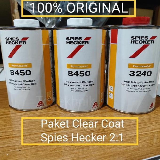 [Paket] Pernis Spies Hecker HS Clear Coat 8450 2:1 Terlaris