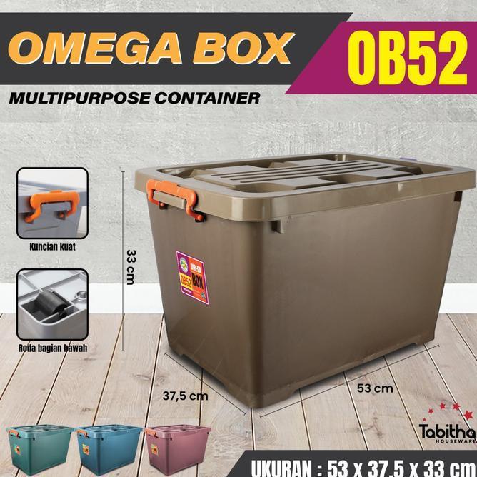 Tabitha Box Container Plastik Jumbo Besar Ada Roda Kontainer