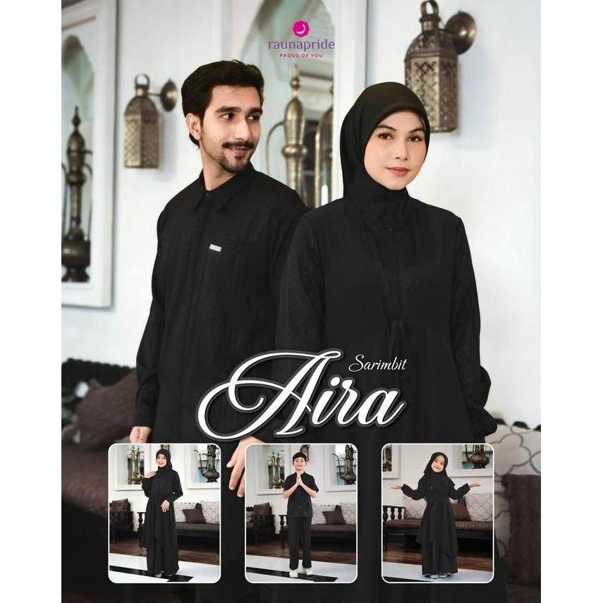 New Trend, Sarimbit Rauna Aira Black / Sarimbit Rauna Terbaru / Sarimbit Aira Series By Rauna / Sari