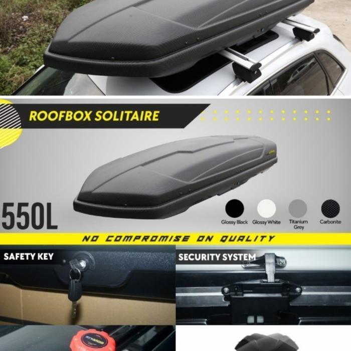 Roof Box OTORACK Solitaire Slim Glossy Ready Stock