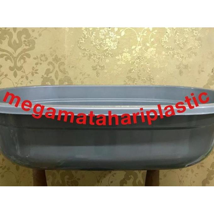 Kolam Bak Ikan Kura Turtle Tortoise Fishpond Serbaguna Silver