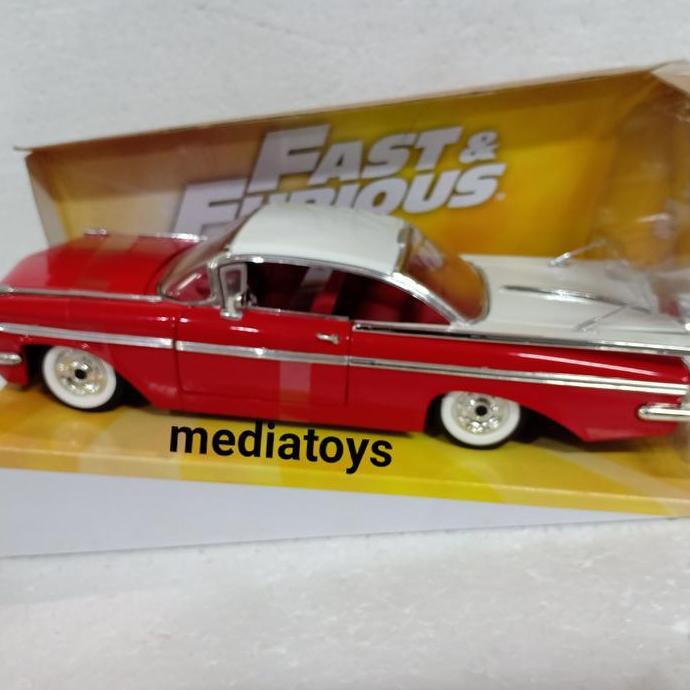 diecast 1:24 jada fast furious chevy impala 1959