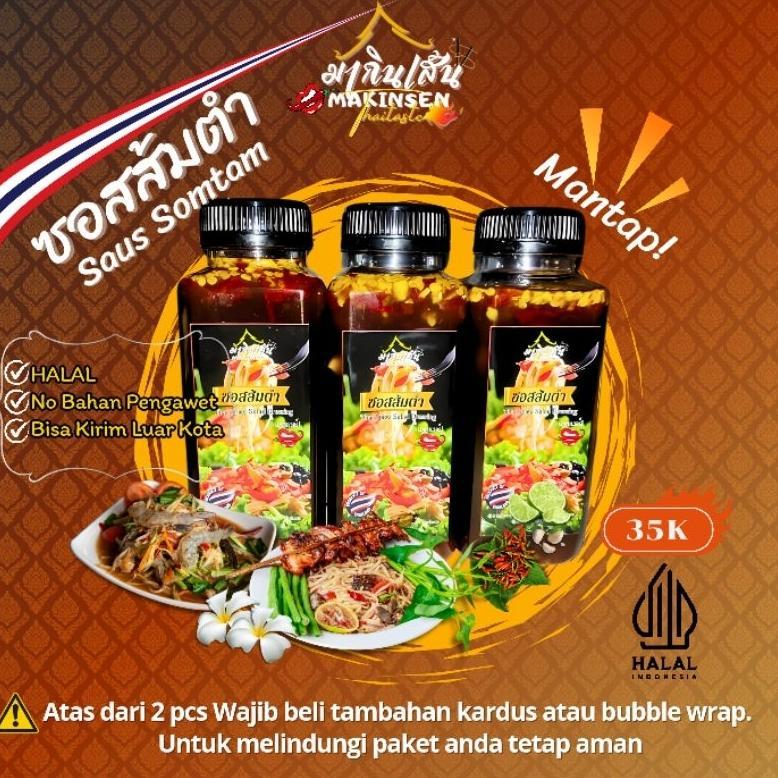 SAUCE SOMTAM salad thailand authentic HALAL/Thailand Sauce/Thai Sauce/Saus Thailand/