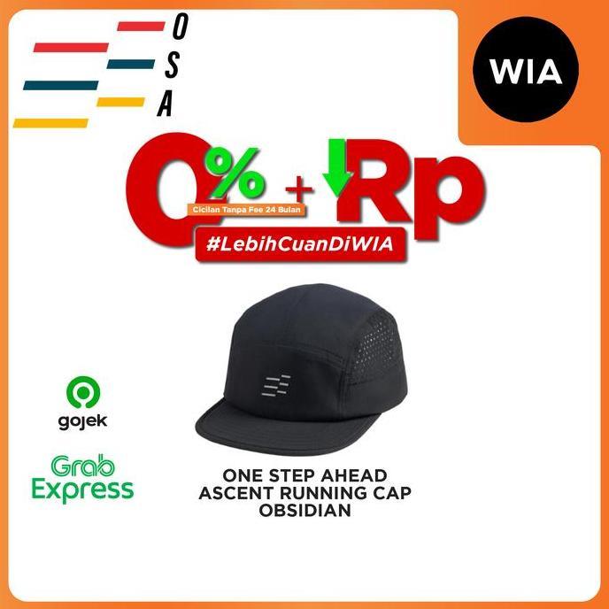 Wia One Step Ahead (Osa) Ascent Running Cap 5 - Topi Lari Olahraga Lightweight
