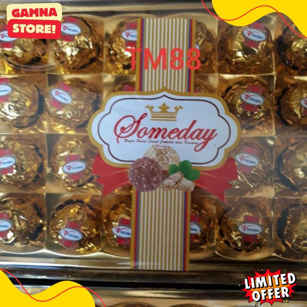 Coklat Someday Kemasan Kotak Rasa Kacang Isi 24
