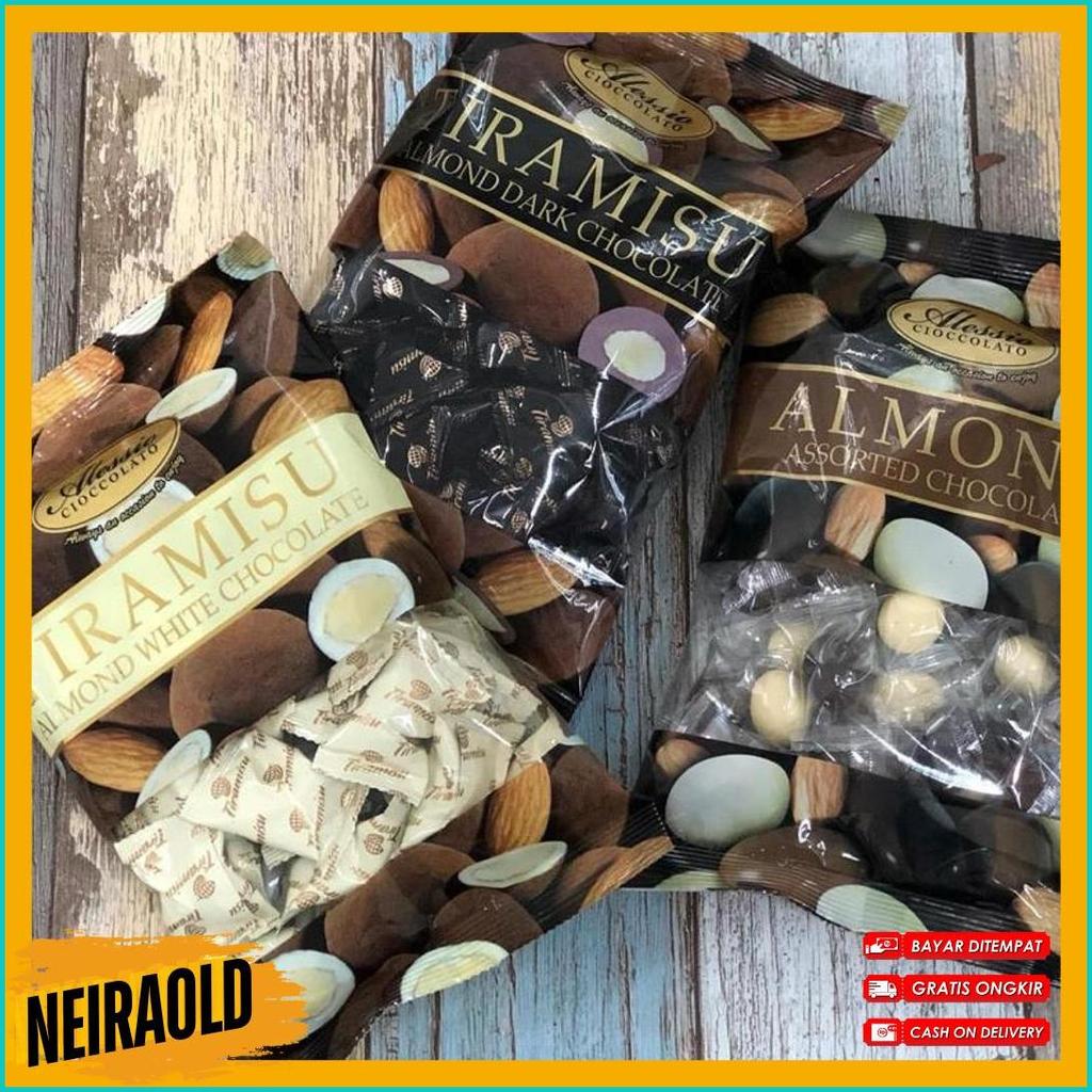 Alessio Almond Chocolate 200G Alessio Tiramisu Almond Chocolate Coklat Almond Malaysia