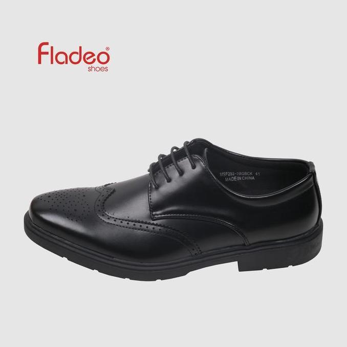 Fladeo I24/MSF253-3BG/Sepatu Pantofel Tali Pria [ Formal Shoes ]