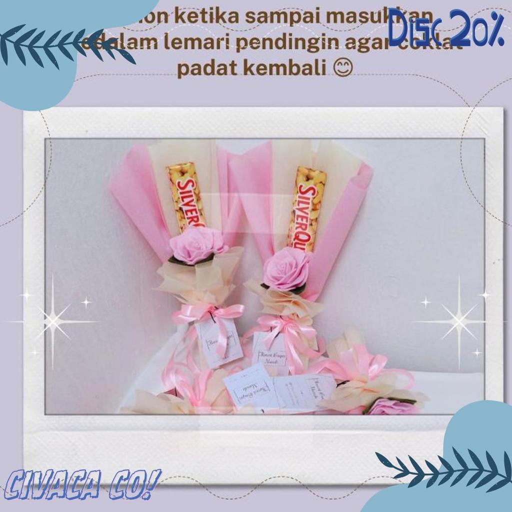 Silverqueen Kecil Bucket Coklat Mini Hadiah Valentine