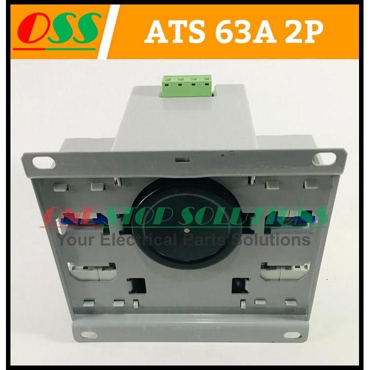 TERBARU ATS AUTO TRANSFER SWITCH ATS 63A 2P 2 POLE UNTUK OTOMATIS GENSET 