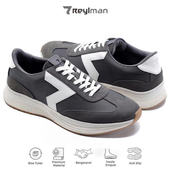 REYL MAN Luck Grey Sepatu Sneakers Pria