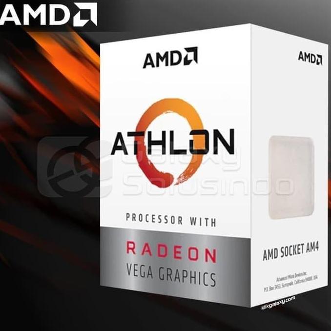 Processor AMD ATHLON 3000G 3.5 Ghz Socket AM4 Terlaris