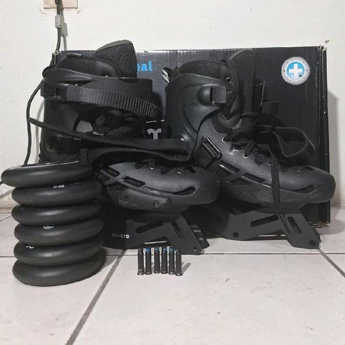 Terlaris Sepatu Roda Inline Skate Micro Mt3 3X110 Second